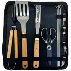 ICHIMATSU - Set Utensilios Parrillero x15 Pzas cEstuche