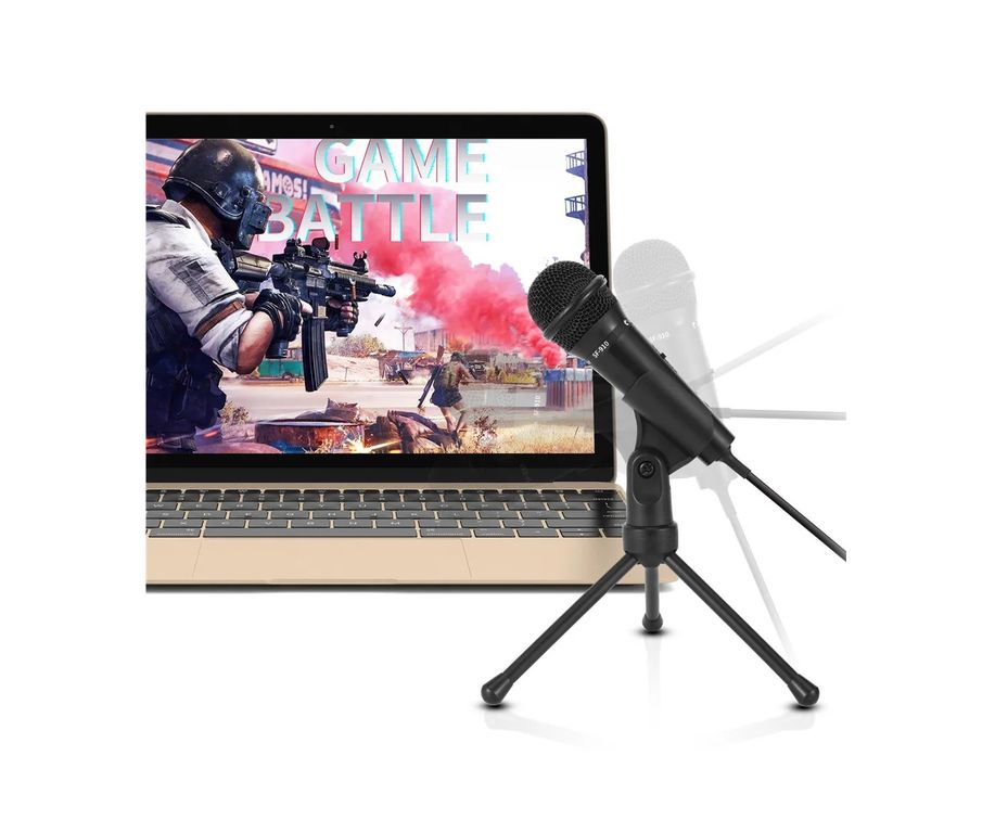 Mini trípode con cable para PC micrófono pequeño de 35mm