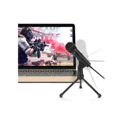 GENERICO - Mini trípode con cable para PC micrófono pequeño de 35mm