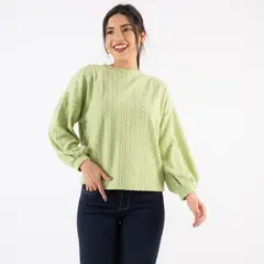 JAROLA - Polera Jacquard Pía