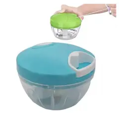 GENERICO - Picador Triturador de Alimentos Manual con Cuerda