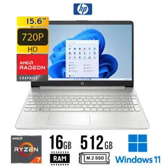 HP - LAPTOP 15-fc0077la 15,6" HD AMD RYZEN7 7730U 16GB DDR4 512GB SSD Win11