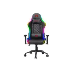 ENKORE - Silla Ergonomica Gamer 2D BRAVIO ENC GC1002+RGB Rojo