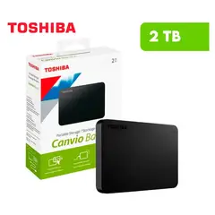 TOSHIBA - Disco duro externo Canvio Basics 2TB, USB 2.5