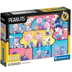 CLEMENTONI - Rompecabezas X 1000 Pzas - Peanuts Snoopy 2