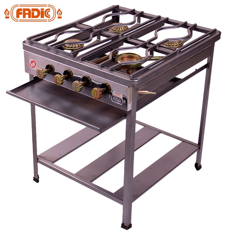 Cocina Semi Industrial 4 Hornillas N°3 FSI04-02