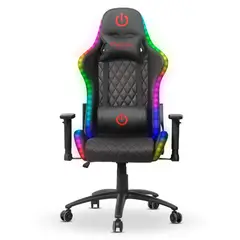 ENKORE - Silla Ergonomica Gamer 2D BRAIN RGB ENC GC1003+ Rojo