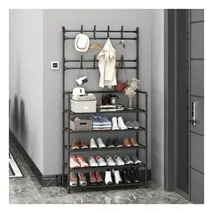 GENERICO - Pack3 Portazapatos Derecho 5 N de Negro Y+Papel de Regalo