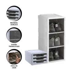 GENERICO - Pack2 Organizador 3N en Blanco Tapa Negra Y+Ligas de Regalo