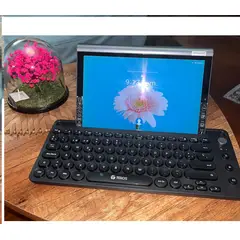 TEROS - Teclado Bluetooth Recargable para PC Tablet o Celular TE-4064N
