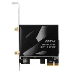 MSI - Tarjeta de Red PCIe HERALD-BE WiFi 7 MAX con Bluetooth 5.4