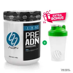 ADN - PRE 600 GR Pre entreno Óxido Nítrico Naranja + Shaker