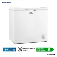INDURAMA - CONGELADOR 198 L BLANCO CROMA - CI-220BL