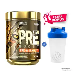 LEVEL PRO - PRE ENTRENO PRE BOOST 352GR GREEN APPLE Americano