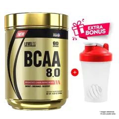 LEVEL PRO - BCAA 8.0 AMINOÁCIDO 540 GR FRUIT PUNCH