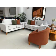 GENERICO - MUEBLE TUBULAR 3 - 2 + 1 Butaca + 5 Decorativos Obsequio