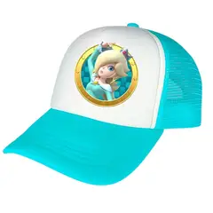 GENERICO - Gorra Princesa Rosalina Celeste Peluche - Niños y Adultos