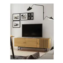 TU MESITA - Mesa de TV Contemporánea Dalila 60 color Duna 3 puertas