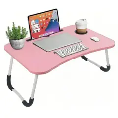 GENERICO - Mesa para Laptop plegable portatil Soporte Multifuncion Rosado-