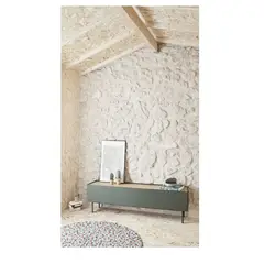 TU MESITA - Mesa de TV Clásica Brandon 65" color Agave Duna 1 puerta 2 cajones