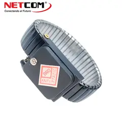 NETCOM - PULSERA ANTIESTÁTICO INALÁMBRICA DE ACERO INOXIDABLE