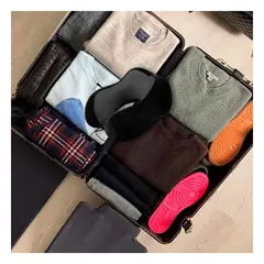 GENERICO - Pack6 Almohadin Portatil de Cuello de Color Negro