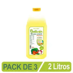BELTRAN - Aceite De Soya Beltrán X 2 Lt X 3 Uni (Natural)