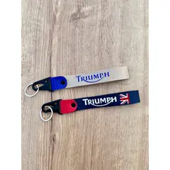 GENERICO - Llaveros Triumph Lanyard Llaveros Pita Colgante Moto Llaves 2unid