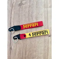 GENERICO - Llavero Ferrari Lanyard Llaveros Pita Colgante F1 Llaves 2unid