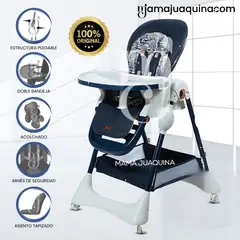 BABY - Silla de Comer de Lujo «YUMI» Edición Limitada Blue