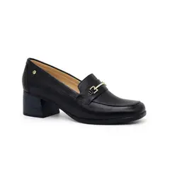 PAR&SS - Mocasín Casual De Cuero Mujer KA23-0409 Negro