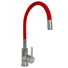 XM - MEZCLADORA MONOCOMANDO DE COCINA FLEXIBLE ROJO M04020