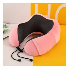 GENERICO - Pack3 Cojin de Cuello para Viajar Comodo en Rosado Espuma