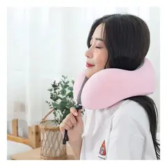 GENERICO - Pack5 Almohada Suave para Cuello en Paseos Rosado Espuma