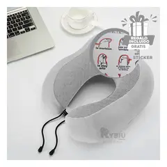 GENERICO - Pack6 Almohadilla Viaje en Plomo Espuma Y+Regalo Stickers