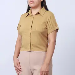 MOCALY - Camisa Casual Mujer en Lino