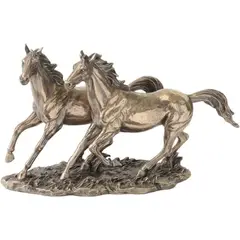 CONCEPT - CABALLOS CABALGANDO DORADOS