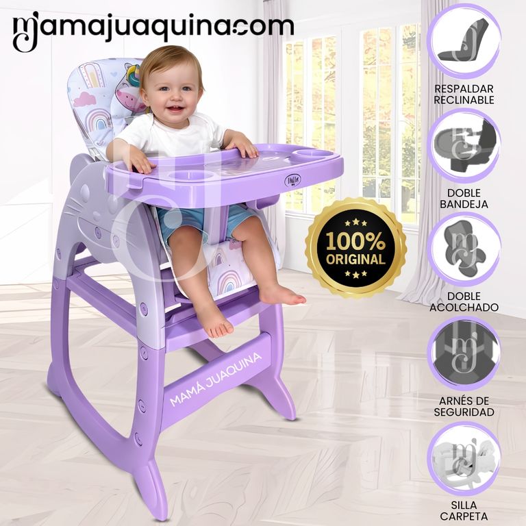 Silla de Comer Edición Limitada «GATTITO II» Purple