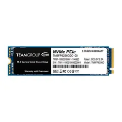 TEAM GROUP - Unidad en estado solido MP33 M2 PCIe SSD 256GB DC +33V