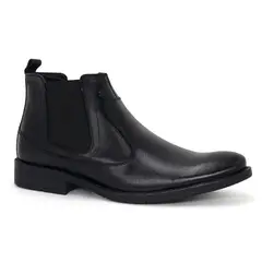 CONTERS - Botín De Cuero Hombre CLQ3-BN-45 Negro