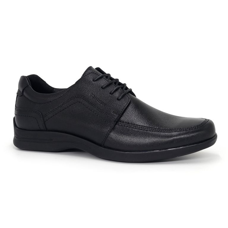 Zapatos Casuales De Cuero Hombre CLQ3-MK-21 Negro