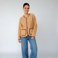 INTROSPECTIVA MODA - CASACA CASUAL CON BOLSILLO MODELO GIULIA