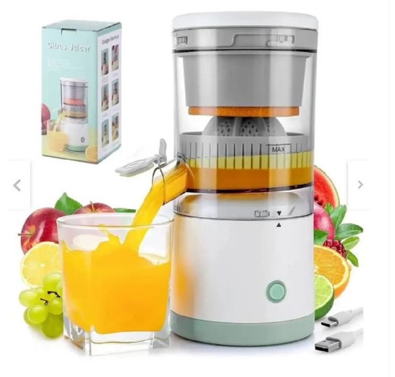 Exprimidor de Naranja y Frutas Eléctrico Portátil y Recargable
