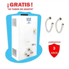 AGUA PLUS - TERMA A GAS GN 20 LT INSTALACION GRATIS-