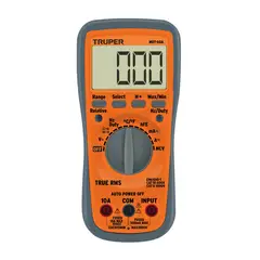 TRUPER - Multímetro Profesional True Rms Y Auto Rango Mut-60a cod: 100362