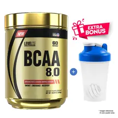 LEVEL PRO - Bcaa Level 8.0 540 gramos Fruit Punch