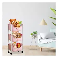 GENERICO - Pack3 Repisa de Chanchito 3 N Rosado Y+Papel de Regalo