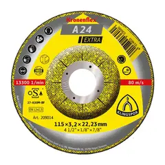 KLINGSPOR - Discos Corte 4 1 / 2" / 115x3.2x22.23mm - Pack 50 unid