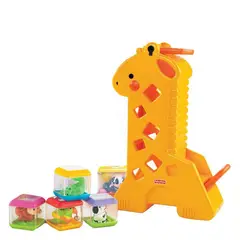 FISHER PRICE - Juguete de Bebé Peek-A-Blocks Jirafa