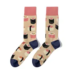 BILLY BROWN - Medias Sushi Coloridos con Diseño Unisex 1 Par